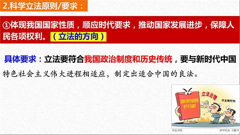 9.1 科学立法 课件 2023-2024学年高中政治 政治与法治 同步课件(统编版必修3)第4页