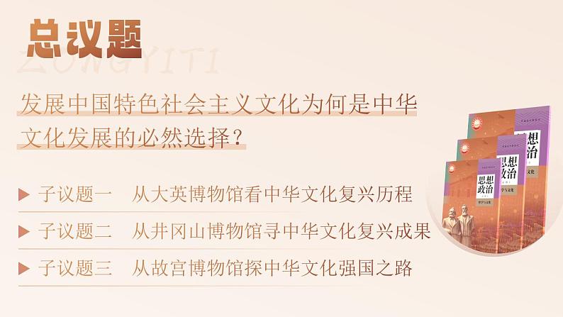 人教版高中必修四9.1《文化发展的必然选择》课件(教案)第4页