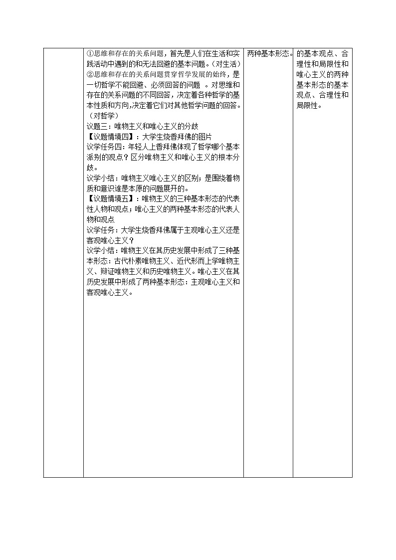必修四1.2_《哲學的基本問題》教案_人教版思政課件_【課件研究所·自營系列】第3頁
