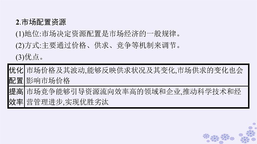 2025屆高考政治一輪總復(fù)習(xí)必修2第2課我國的社會主義市抄濟體制課件第5頁