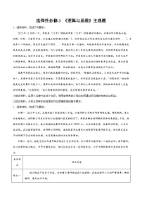 選擇性必修3 《邏輯與思維》主觀題-【突破大題】沖刺2024年高考政治大題集訓(xùn)（新高考專用）