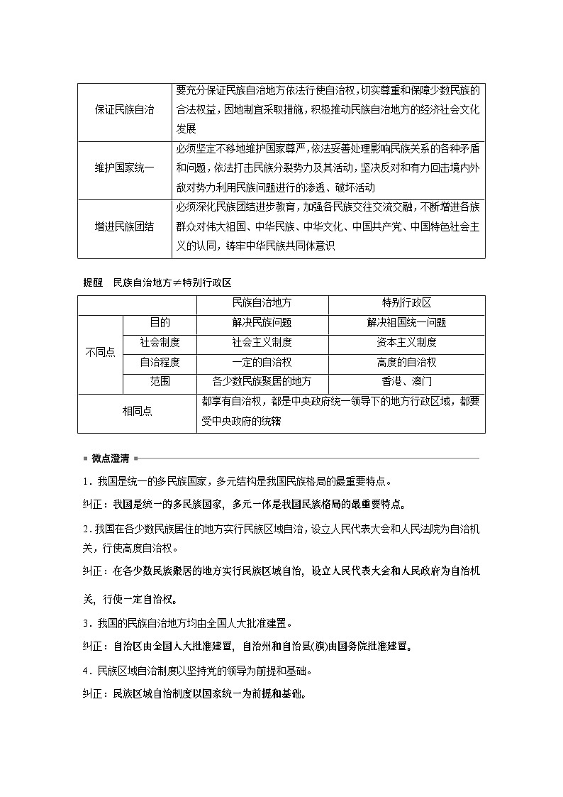 必修3 第十三课 课时二 民族区域自治制度-2025年高考政治一轮复习课件03