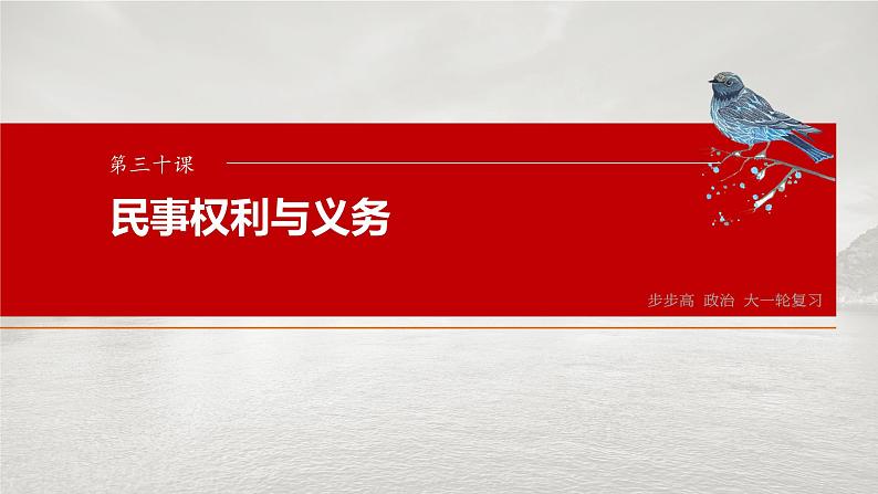 2025年高考政治大一轮复习 选择性必修2 第三十课 课时三 订约履约 诚信为本(课件+讲义)03
