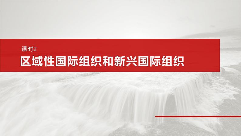 选择性必修1 第二十九课 课时2 区域性国际组织和新兴国际组织-2025年高考政治一轮复习课件02