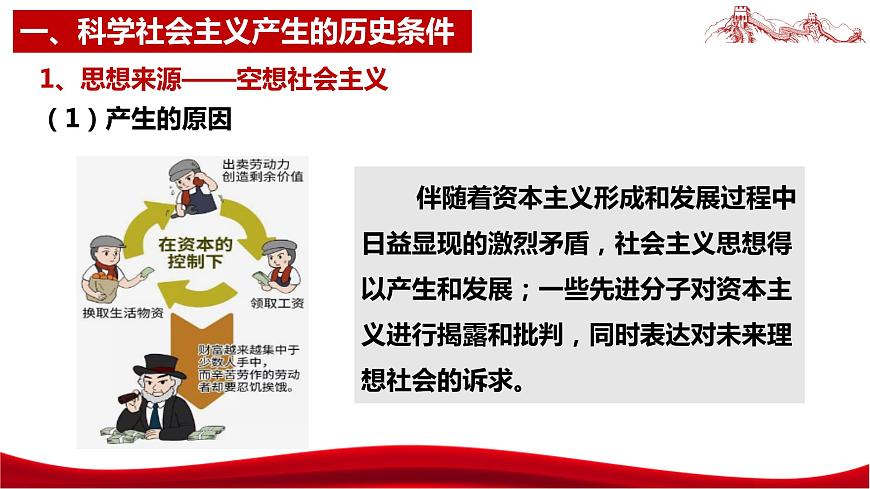 統(tǒng)編版高中政治必修一中國特色社會(huì)主義  1.2  科學(xué)社會(huì)主義的理論與實(shí)踐  課件第7頁