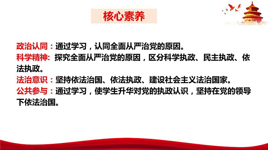 統(tǒng)編版高中政治必修三政治與法治   3.2  鞏固黨的長期執(zhí)政地位  課件第4頁