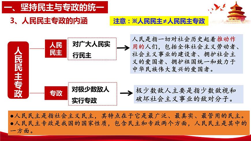 統(tǒng)編版高中政治必修三政治與法治   4.2  堅持人民民主專政  課件第8頁