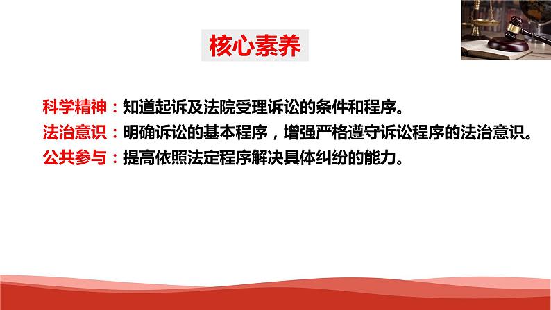 统编版高中政治选择性必修二法律与生活 10.2 严格遵守诉讼程序 课件03