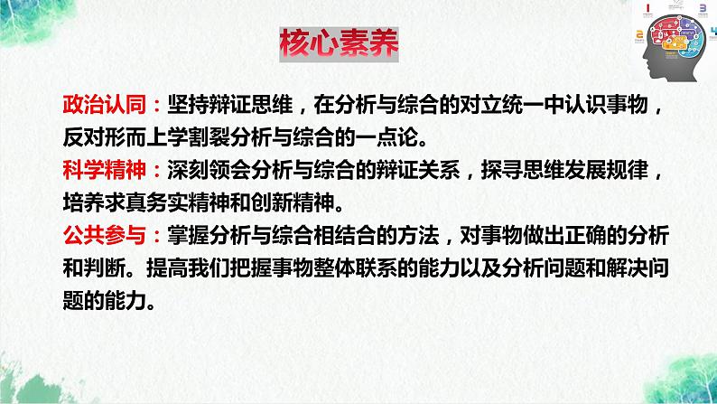 统编版高中政治选择性必修三逻辑与思维 8.2 分析与综合及其辩证关系 课件03