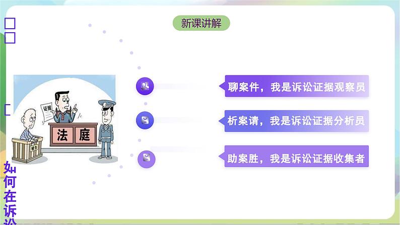 10.3《依法收集运用证据》课件+教案+分层练习+导学案-统编版政治选择性必修206