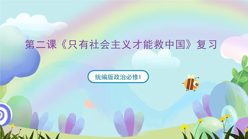 第二課《只有社會(huì)主義才能救中國(guó)》復(fù)習(xí)課件-統(tǒng)編版政治必修1第1頁(yè)