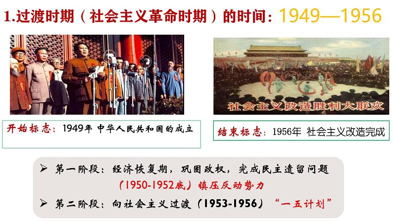 2.2 社会主义制度在中国的确立(课件)-2024-2025学年高中政治必修一 中国特色社会主义 (统编版 )05