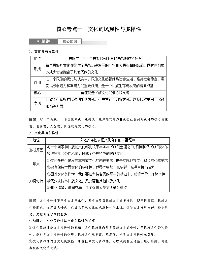 新高考政治一轮复习讲义必修4第二十四课学习借鉴外来文化的有益成果(原卷版)第2页