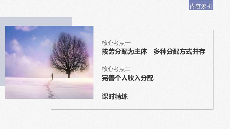 新高考政治一轮复习讲义课件必修2第8课课时1我国的个人收入分配(含解析)第6页
