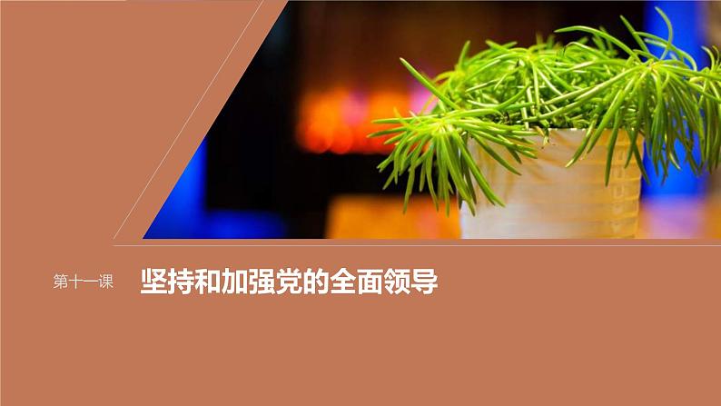 新高考政治一轮复习讲义课件必修3第11课课时2巩固党的执政地位(含解析)01