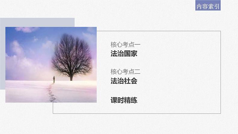 新高考政治一轮复习讲义课件必修3第16课课时1法治国家与法治社会(含解析)第7页