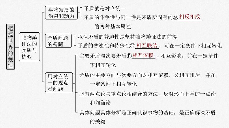 新高考政治一轮复习讲义课件必修4第20课课时1世界是普遍联系的(含解析)05