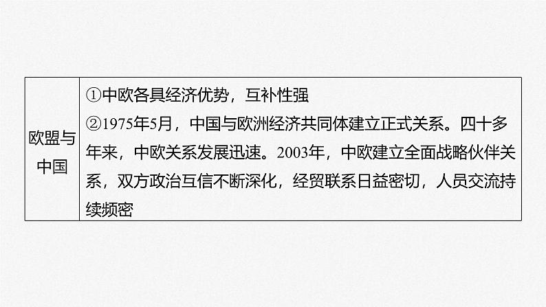 新高考政治一轮复习讲义课件选择性必修1第310课课时2区域性国际组织和新兴国际组织(含解析)06