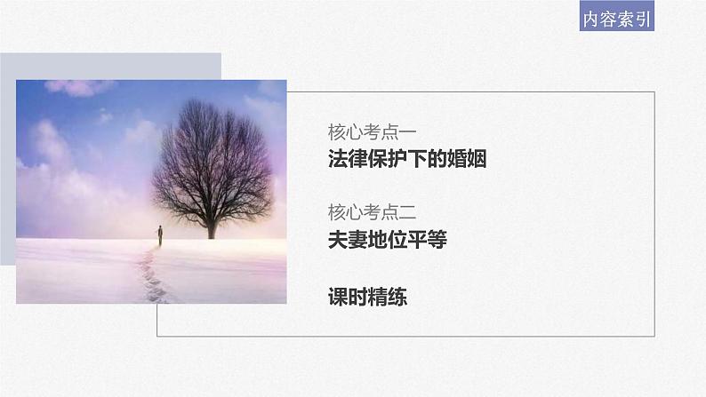 新高考政治一轮复习讲义课件选择性必修2第312课课时2珍惜婚姻关系(含解析)第3页