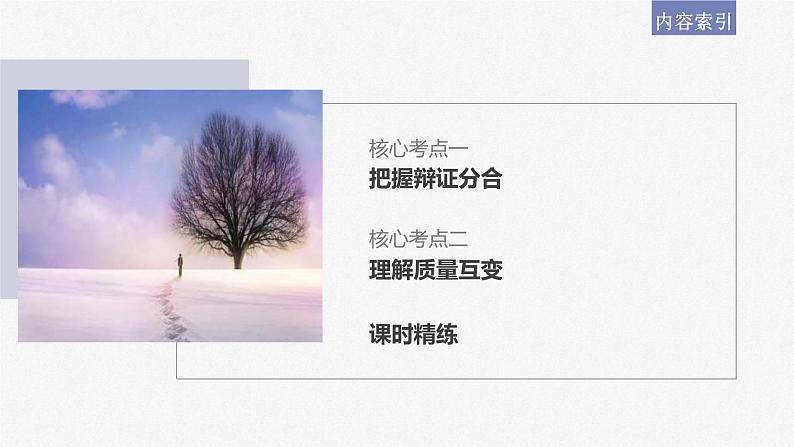 新高考政治一轮复习讲义课件选择性必修3第317课课时1辩证分合与质量互变(含解析)第6页