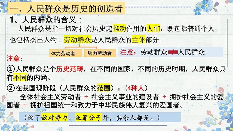 5.3 社会历史的主体 课件-高中政治统编版必修四哲学与文化05