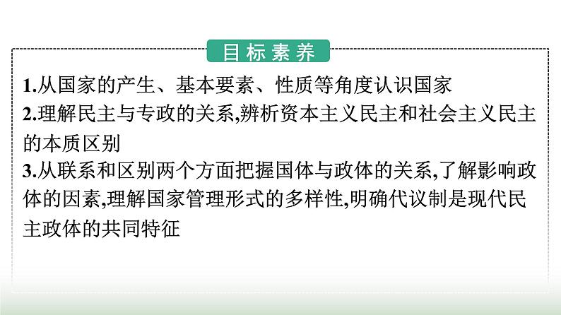 人教版高中思想政治选择性必修1第1单元各具特色的国家第1课国体与政体第1框国家是什么课件第2页