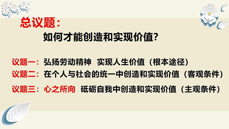 6.3 价值的创造和实现(课件) 2024高二政治高效课堂优质课件+教学设计+分层精练(统编版必修4)第6页