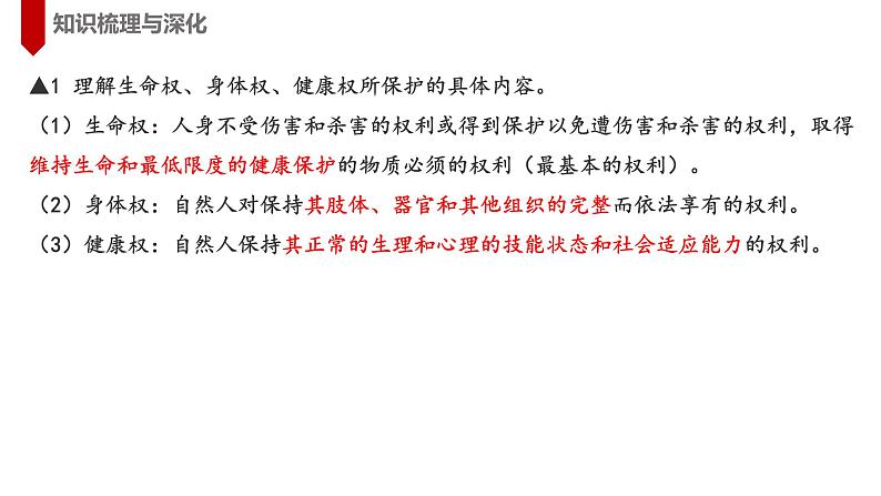 1.2 积极维护人身权利 课件-2024-2025学年高中政治统编版选择性二法律与生活第5页