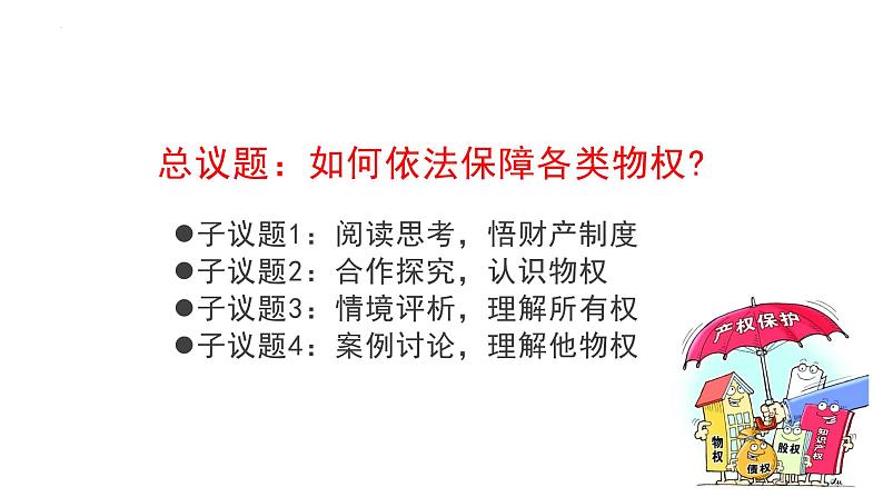 2.1 保障各类物权 课件-2024-2025学年高中政治统编版选择性必修二法律与生活第2页
