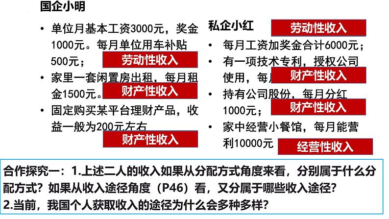 4.1 我国的个人收入分配 课件-2024-2025学年高中政治统编版必修二经济与社会第5页