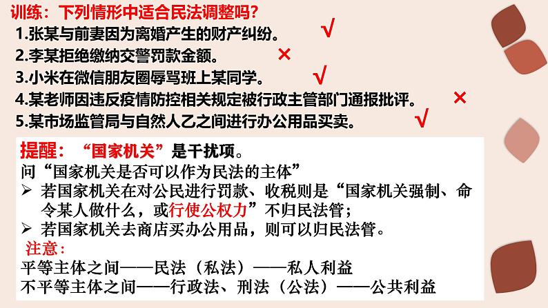 1.1 认真对待民事权利与义务 同步课件 2024-2025学年高中政治统编版选择性必修二法律与生活第8页