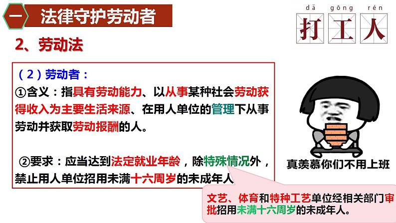 7.1立足职场有法宝课件-2023-2024学年高中政治统编版选择性必修二法 律与生活第6页
