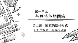 2.1主权统一与政权分层 课件-2024-2025学年高二政治部编版选择性必修一当代国际政治与经济