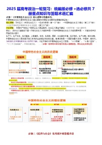 2025屆高考政治一輪復(fù)習(xí)：統(tǒng)編版必修+選必修共7冊重點知識與答題術(shù)語匯編 學(xué)案