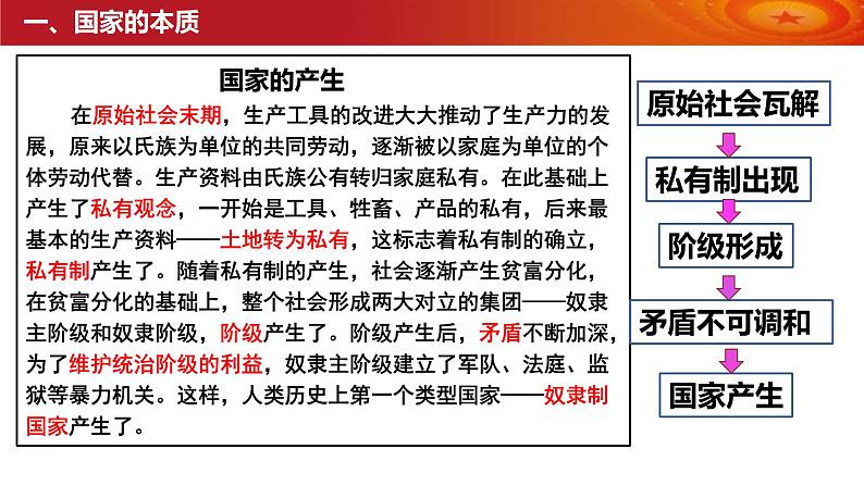 高中政治统编版选必一一轮复习第一课国体与政体课件第5页