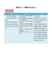 重难点01 中国特色社会主义-2025年高考政治 热点 重点 难点 专练(广东专用)
