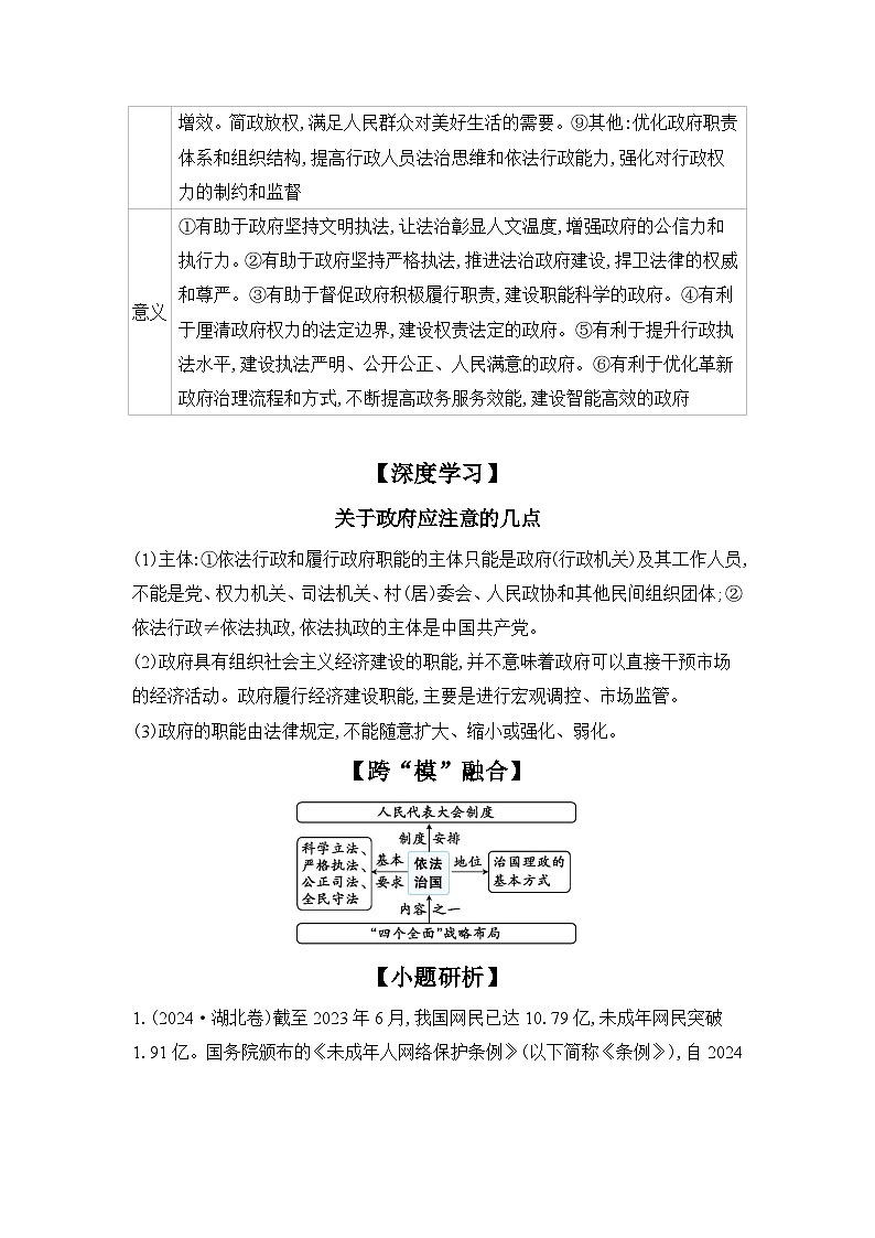 2025高考政治二轮复习专题练习:专题六 全面依法治国(含解析)第3页