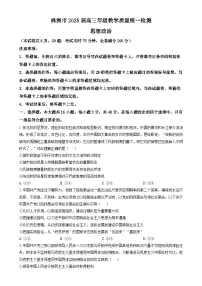湖南省株洲市2024-2025学年高三上学期期末考试政治试题（Word版附解析）