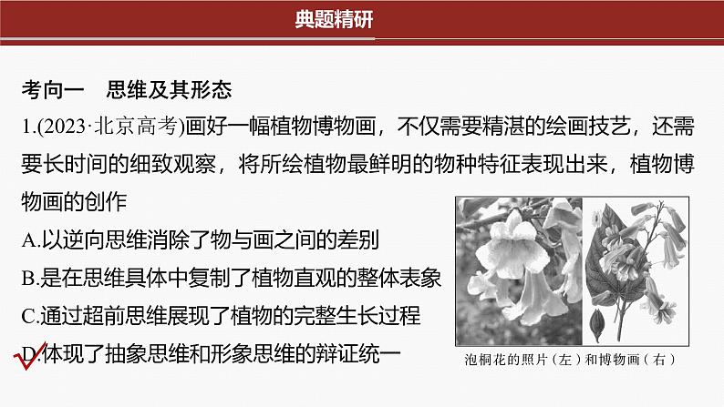 专题十四 课时1 树立科学思维观念 提高创新思维能力--2025年高考政治大二轮专题复习(课件)第6页