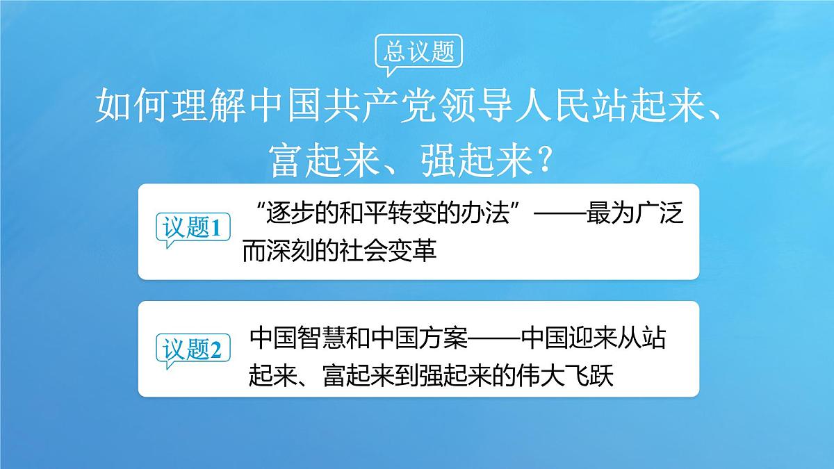 1.2 中国共产党领导人民站起来、富起来、强起来 课件-2024-2025学年统编版高中政治必修三政治与法治第5页