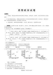 政治丨重庆市第八中学2025届高三下学期2月适应性月考卷（五）政治试卷及答案