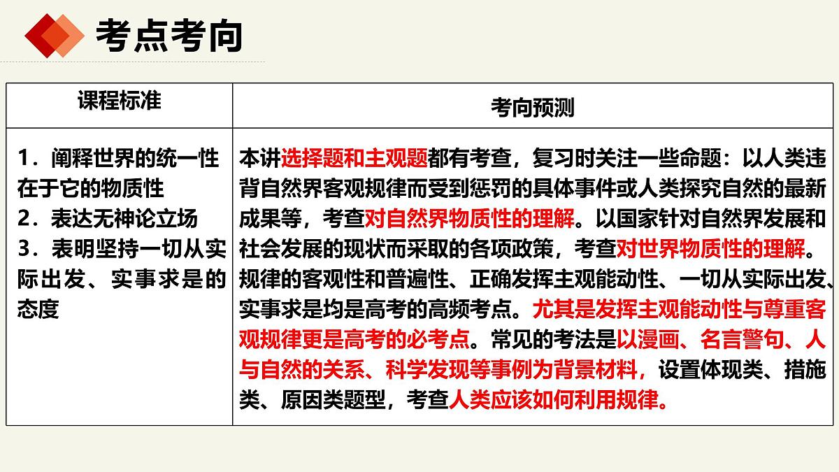 1.2.1 探究世界的本质—2025年高中政治一轮复习统编版必修四《哲学与文化 》课件第3页