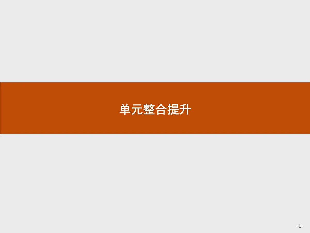 人教统编版高中政治选择性必修2 第一单元民事权利与义务单元整合提升复习课件第1页
