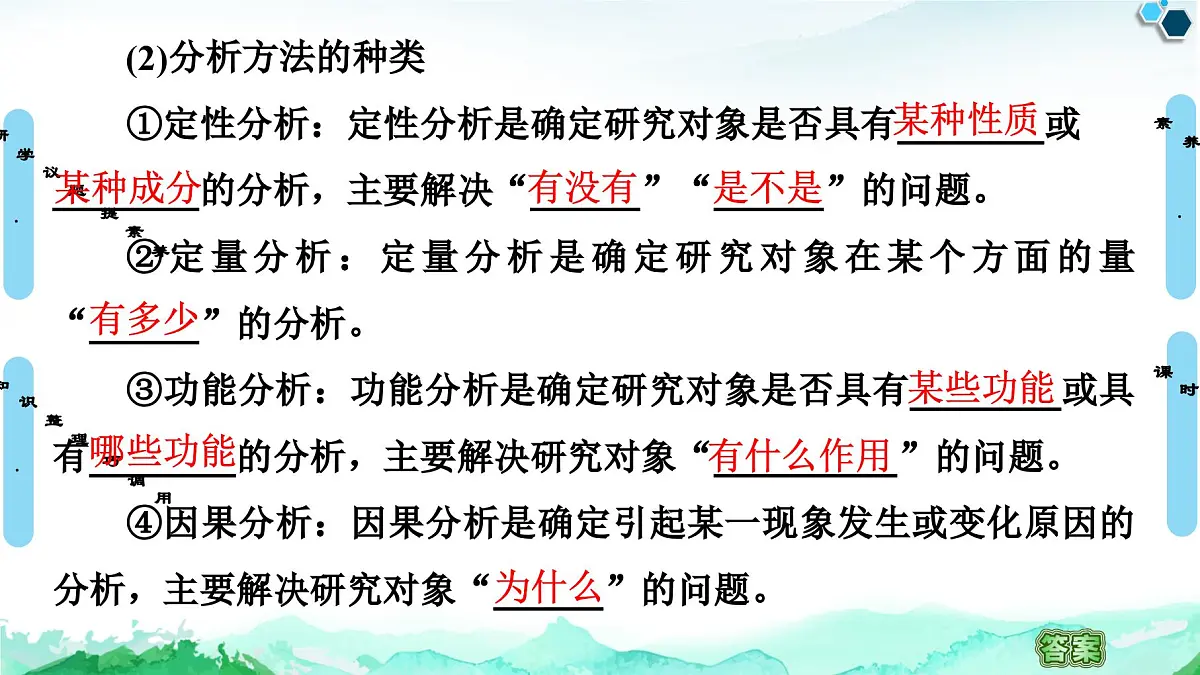 人教统编版高中政治选择性必修3 3-8《分析与综合及其辩证关系》复习课件第8页