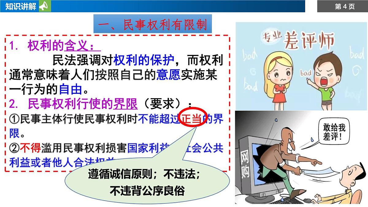 4.2 权利行使 注意界限课件-高中政治统编版(2019)选择性必修二第4页