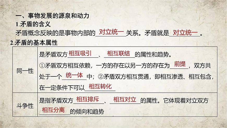 高中思想政治必修4第一單元探索世界與把握規(guī)律第三課把握世界的規(guī)律第三課時(shí)唯物辯證法的實(shí)質(zhì)與核心課件第4頁(yè)