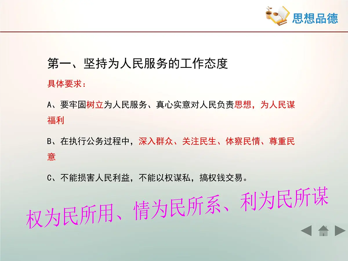 人教版 (新课标)高中政治 必修2 2-3-2《政府的责任:对人民负责》活动探究型课件第7页