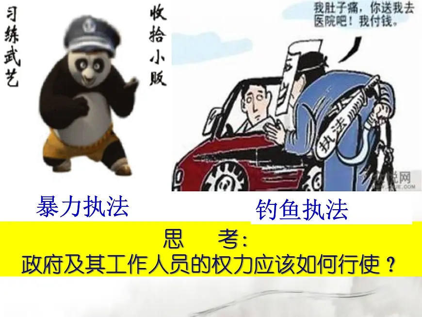 人教版 (新课标)高中政治 必修2 2-4-1《政府的权力:依法行使》课件第5页
