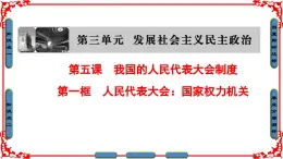 人教版 (新课标)高中政治 必修2 3-6-1《人民代表大会：国家权力机关》课件