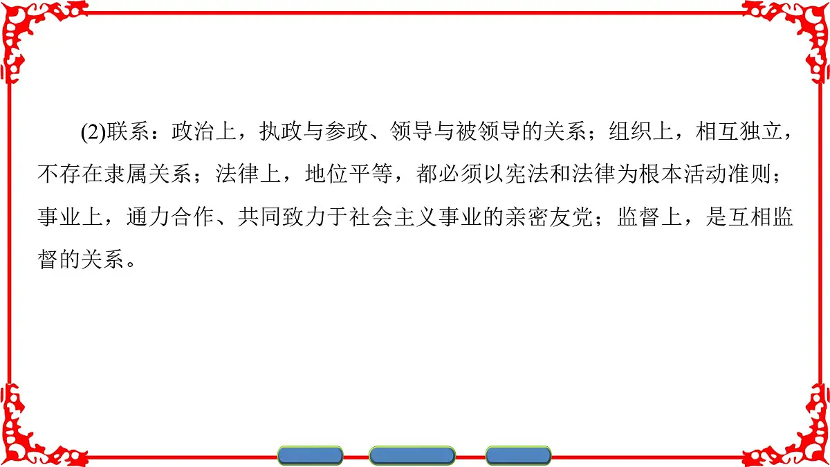 人教版 (新课标)高中政治必修2 3-7《共产党领导的多党合作和政治协商制度:中国特色社会主义政党制度》课件第7页